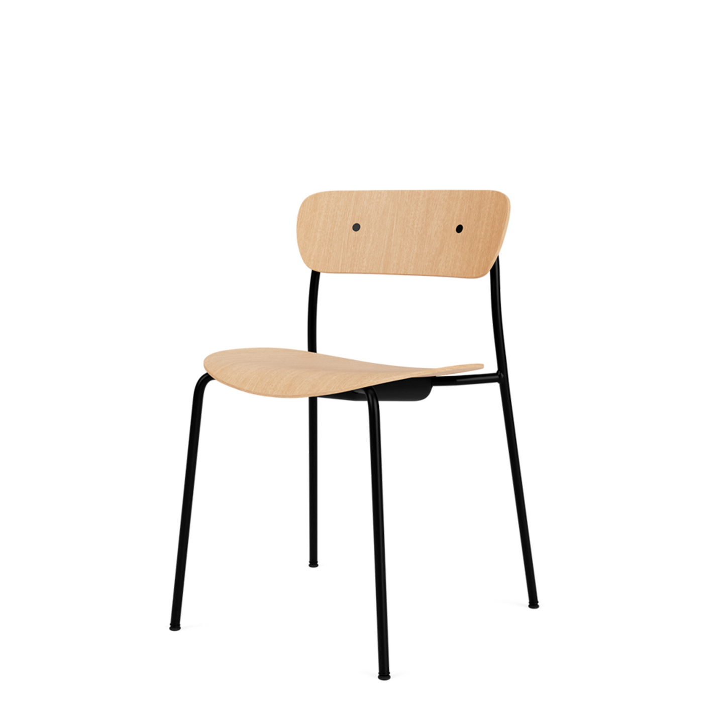 Pavilion AV1 Dining Chair by &tradition #Oak / Black