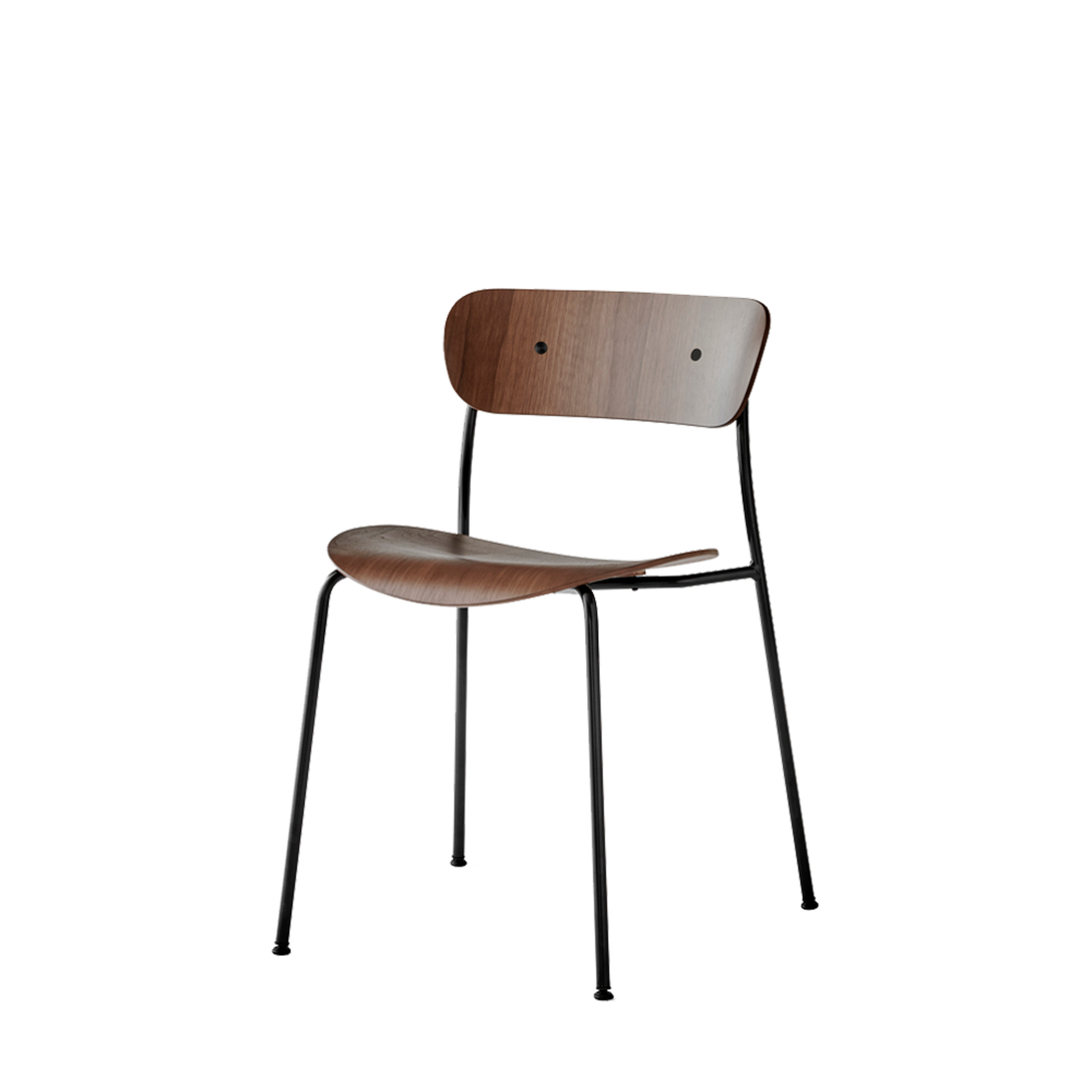 Pavilion AV1 Dining Chair by &tradition #Walnut / Black