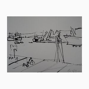 Athens Drawing by René Genis, 1978-KHH-544271