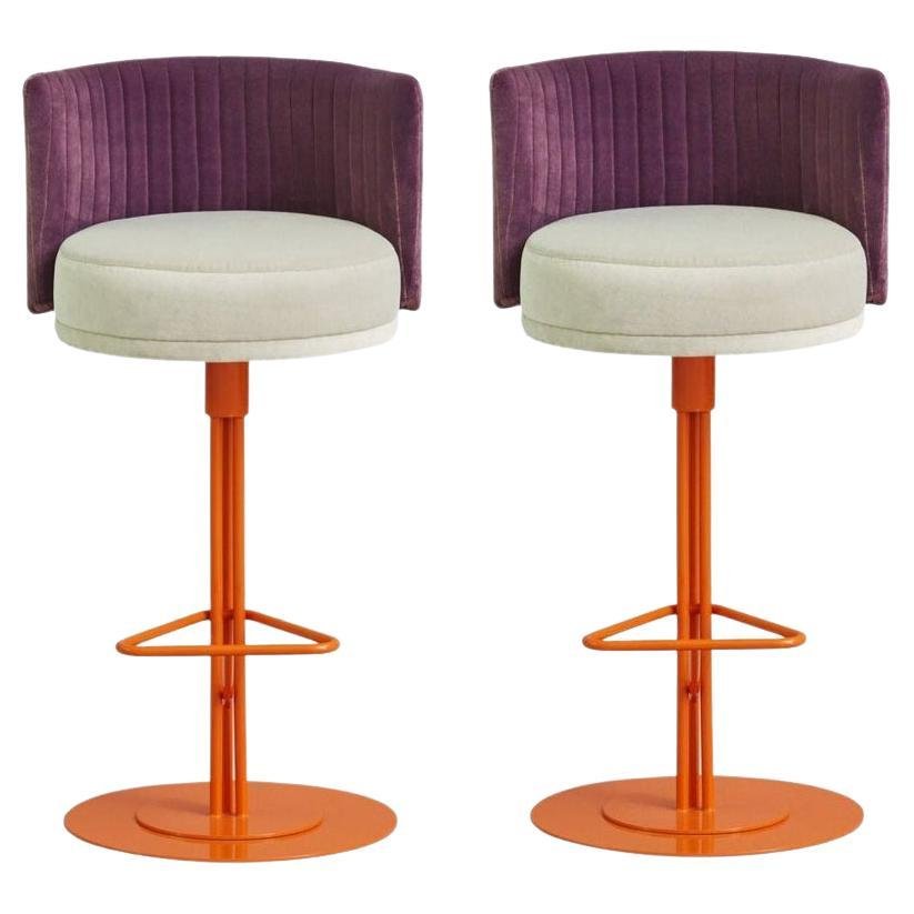 Athens Stools by Pepe Albargues, Set of 2