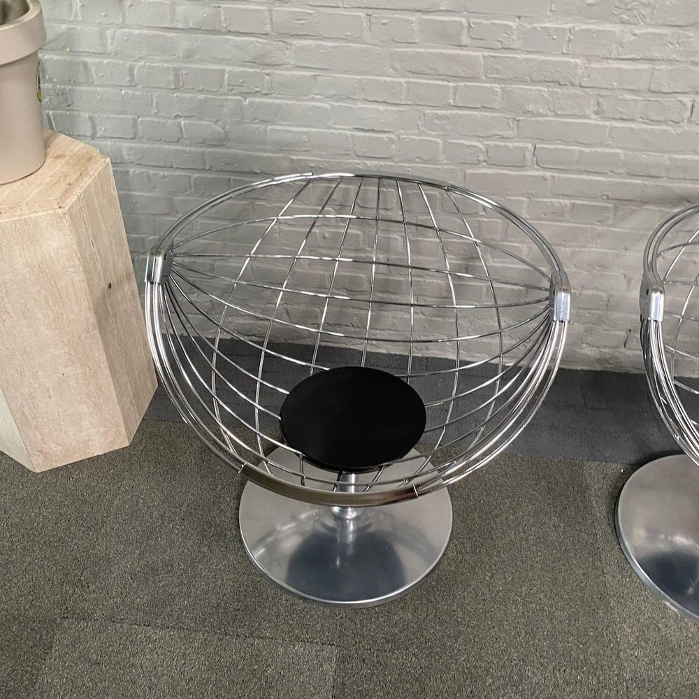 Atomic Ball Chairs by Rudi Verelst for Novalux, Belgium, 1974