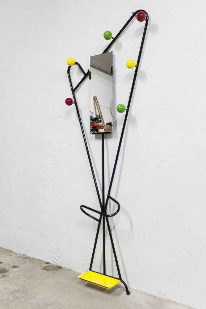 Atomic Series Coat Rack attributed to Roger Feraud, France, 1960s