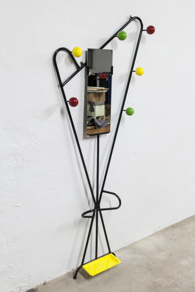 Atomic Series Coat Rack attributed to Roger Feraud, France, 1960s