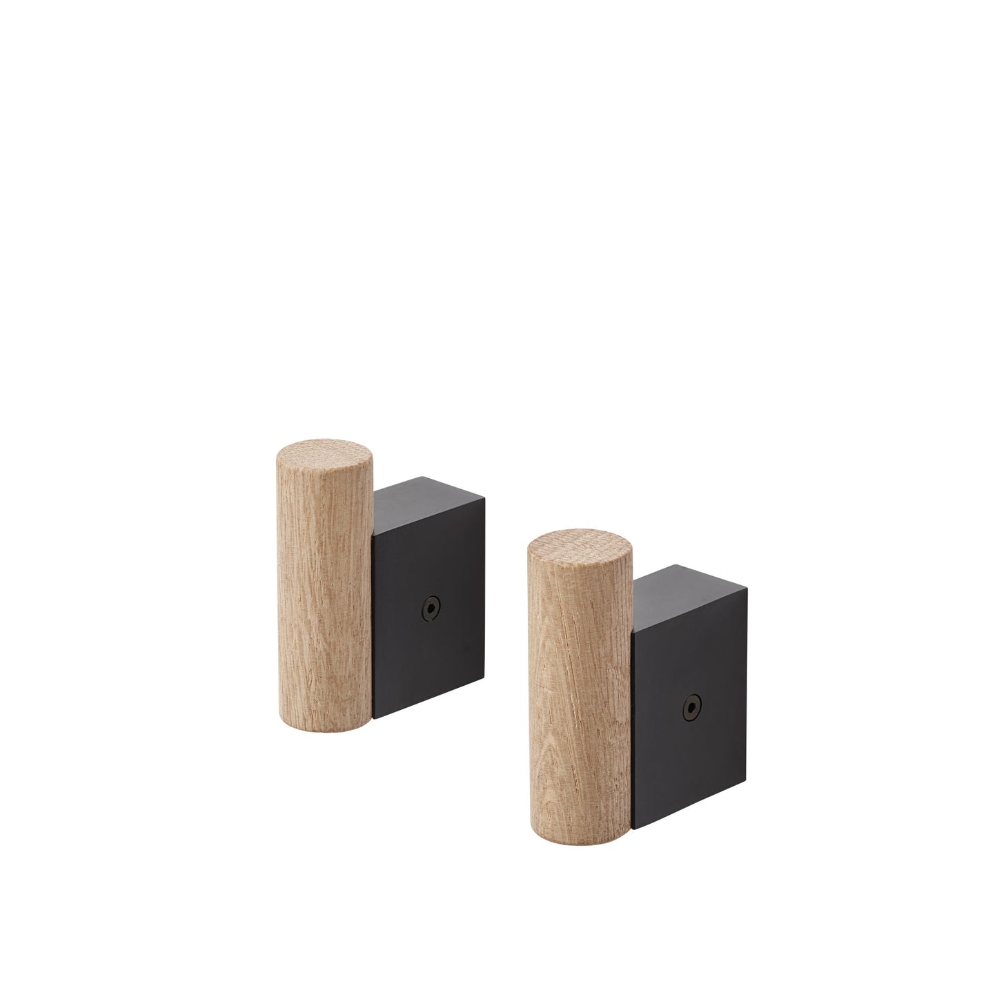 Attach Hook 2 Pcs. by Muuto #Oak/Black