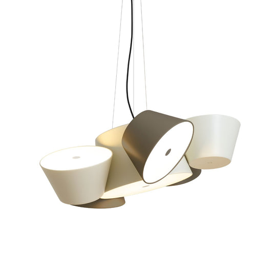 TAM TAM 5 - Swivel aluminium pendant lamp (Request Info)