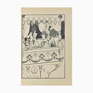 Aubrey Beardsley, The Barge, Original Lithograph, 1896-ZCI-1335813