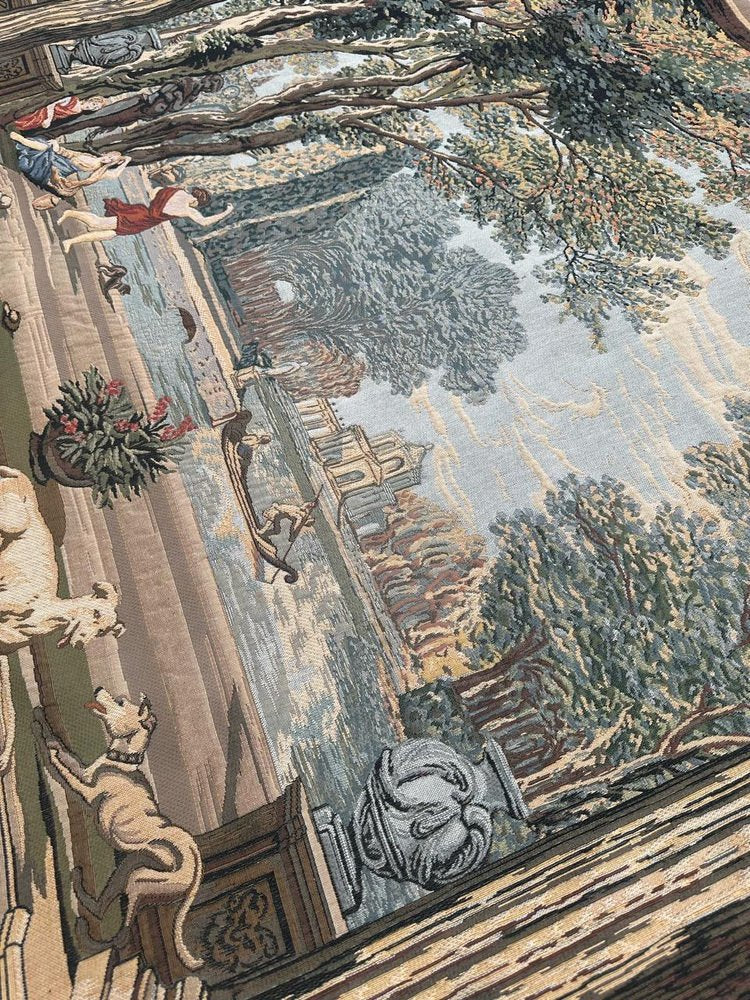 Aubusson Style Jacquard Tapestry, 1980s