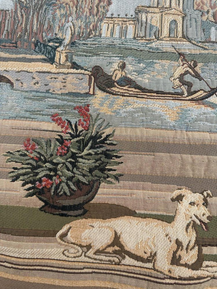 Aubusson Style Jacquard Tapestry, 1980s