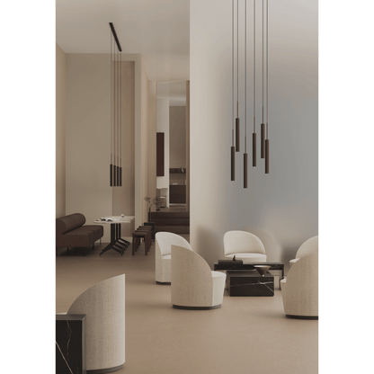 Audo Tubular Pendant H48 Aluminum/ Anodized Bronze