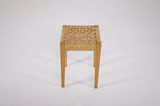 Audoux-Minet Rope Stool, 1950s