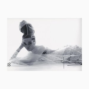 Audrey Hepburn Laying Down Photograph by Bert Stern, 2007-KHH-595480