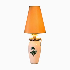 Augarten Maria Theresa Green Rose Lamp in Porcelain with Original Shade-SPD-1054329