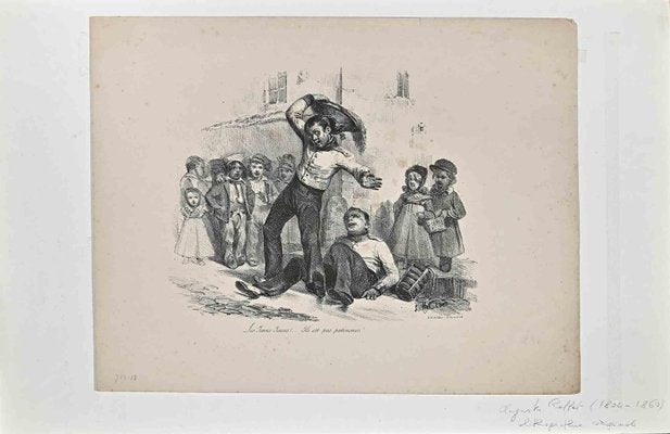 Auguste Raffet, Les Jeans-Jeans, Lithograph, 1850-ZCI-2024942