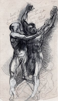 Auguste Rodin, Dante and Virgil Frightened..., 1897, Engraving & Paper-YWW-2017567