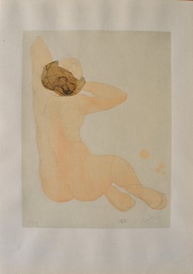 Auguste Rodin, Nude from Behind, Engraving-KHH-2023036