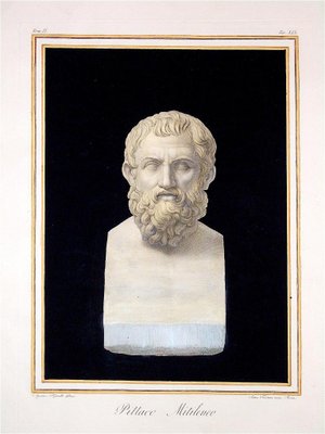 Augustine Tofanelli, Pittacus Mitileneo, Original Etching, 1821-ZCI-915375