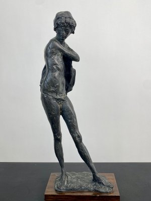 Augusto Murer, Boy with a Drape, 1980, Bronze-MLN-1738638