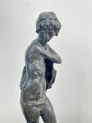 Augusto Murer, Boy with a Drape, 1980, Bronze-MLN-1738638