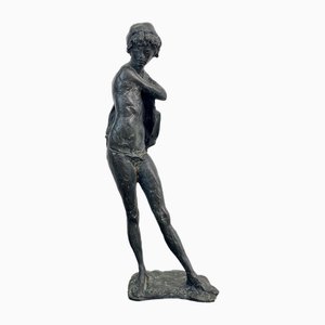 Augusto Murer, Boy with a Drape, 1980, Bronze-MLN-1738638