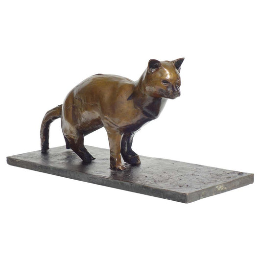 Augusto Perez, Cat Sculpture, 1970s, Bronze