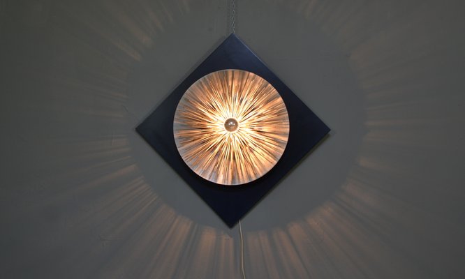 Aurora Wall Light Sculpture in Brass & Metal by Otello Ciullini, Italy, 1970s-QZZ-1425113