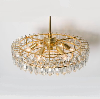 Austria Brass and Crystal Glass Bakalowits Chandeliers from Cor, 1960s, Set of 4-VDW-910020