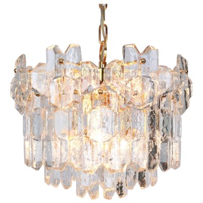 Austria Gilt Brass Murano Glass Chandelier Palazzo from Kalmar, 1970s-UGR-1086070