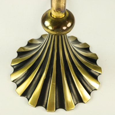 Austrian Art Deco Brass Table Lamp from Richard Rohac, 1930s-FUP-694361