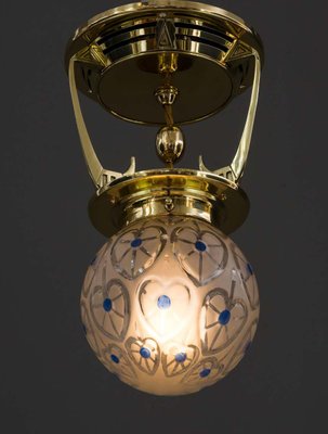 Austrian Art Deco Ceiling Lamp, 1920s-SPD-866248