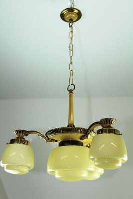 Austrian Art Deco Chandelier, 1930s-ZWH-776170