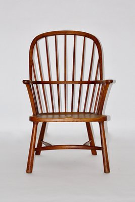 Austrian Art Deco Windsor Chair in the Style of Josef Frank, Vienna, 1932-NB-770435