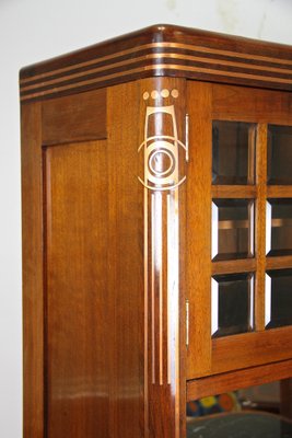 Austrian Art Nouveau Cabinet in Mahogany by August Ungethüm, 1900-TQA-1322068