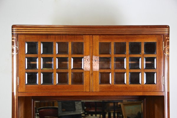 Austrian Art Nouveau Cabinet in Mahogany by August Ungethüm, 1900-TQA-1322068