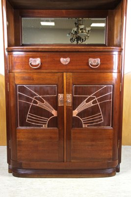 Austrian Art Nouveau Cabinet in Mahogany by August Ungethüm, 1900-TQA-1322068