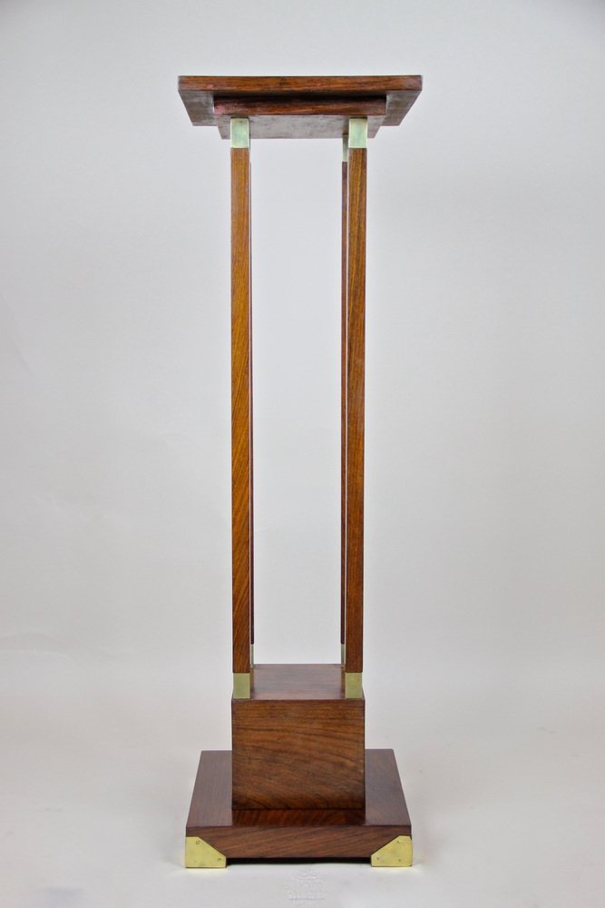 Austrian Art Nouveau Palisander Pedestal, 1900