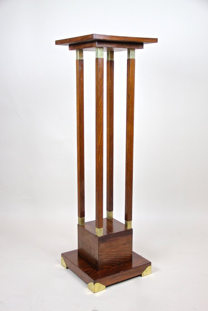 Austrian Art Nouveau Palisander Pedestal, 1900