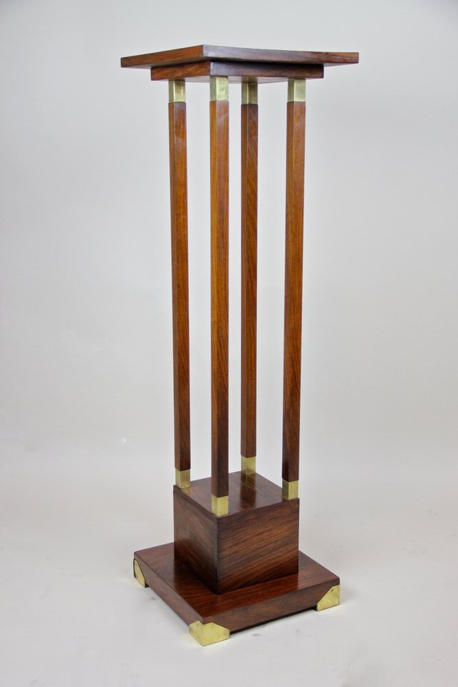 Austrian Art Nouveau Palisander Pedestal, 1900