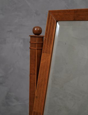 Austrian Biedermeier Cherrywood Mirror, 1830s-UH-1756784