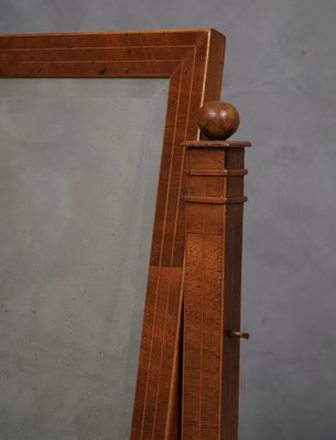 Austrian Biedermeier Cherrywood Mirror, 1830s-UH-1756784