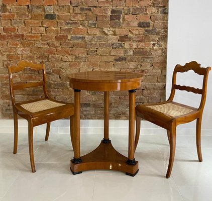 Austrian Biedermeier Dining Chairs, Early 19th Century, Set of 2-WZF-958259