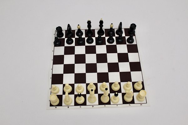 Austrian Black and White Chess Set, 1970s-NB-668051