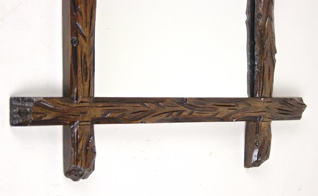 Austrian Black Forest Wall Mirror, 1880s-TQA-1322104