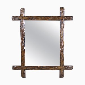 Austrian Black Forest Wall Mirror, 1880s-TQA-1322104