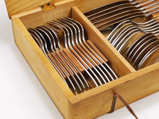 Austrian Boxed Flatware Cutlery for Six People, 1950s, Set of 30-MWV-1823397