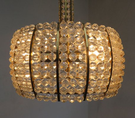 Austrian Brass and Acrylic Ceiling Lamp by Emil Stejnar for Rupert Nikoll, 1960s-EY-627413