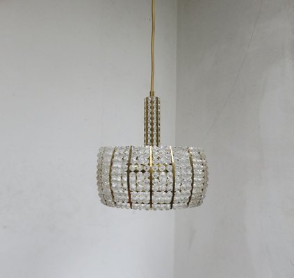 Austrian Brass and Acrylic Ceiling Lamp by Emil Stejnar for Rupert Nikoll, 1960s-EY-627413