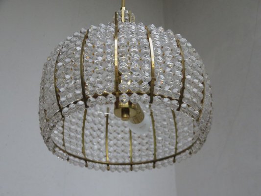 Austrian Brass and Acrylic Ceiling Lamp by Emil Stejnar for Rupert Nikoll, 1960s-EY-627413