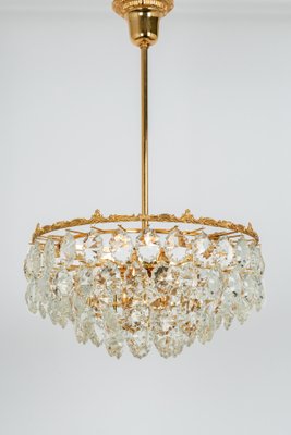 Austrian Brass and Crystal Glass Chandelier from Bakalowits, 1960s-UGR-1099382