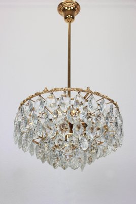 Austrian Brass and Crystal Glass Chandelier from Bakalowits, 1960s-UGR-1099382