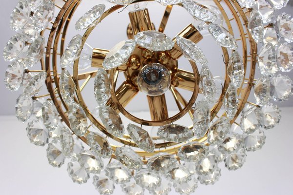 Austrian Brass and Crystal Glass Chandelier from Bakalowits, 1960s-UGR-1099382